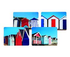 Kitchen Craft Set de Table Lin, Multicolore, 28x18x18 cm