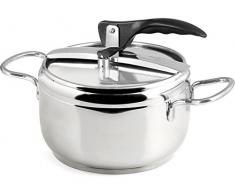 INOXPRAN Marmite Pression Inoxydable, Acier Inoxydable, 32Â x 21Â x 21Â cm