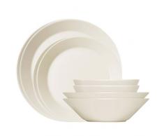 Iittala Teema Assiettes apero - 8 Pieces Creme One Size