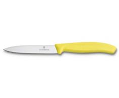 Victorinox 6.7706.L118 Couteau d’Office Lame Pointue, Acier Inoxydable, Jaune, 30 x 5 x 5 cm