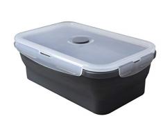 Fackelmann Lunchbox Pliable en Silicone, Gris, NC