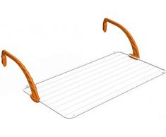 Gimi Étendoir à Linge Polar 100 pour Balcon, Acier et résine, 10 m détendage