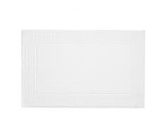 Jalla Tapis de Bain, Coton, Blanc, 80 x 150 cm
