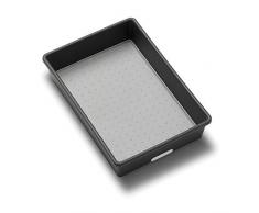 madesmart Poubelle Classique, 24,8Â x 9,5Â cm, Blanc, Plastique, Granite, 9.75