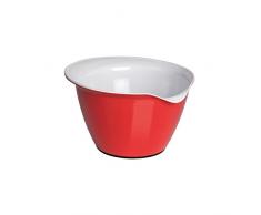 Kaiser 669342 Saladier 100% mélamine Rouge cerise/blanc 2,5 l