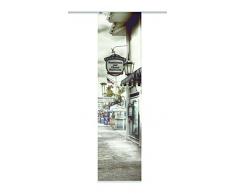 Home Fashion 87124-796 Panneau Japonais Polyester H:245 x W: 60 cm - NOIR/BLANC