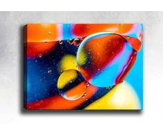 Bonamaison Peinture sur toile, multicolore, 50 x 70 cm - Conçu et fabriqué en Turquie