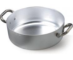 Agnelli Casserole Basse en Aluminium 55 cm Réf. ALMA10655