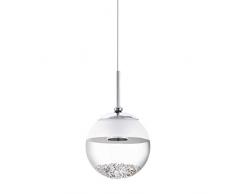 Eglo 93708 Lampe boule suspension Métal Transparent