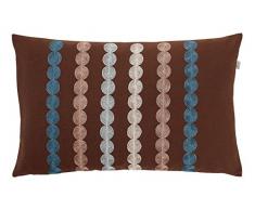 Dutch Decor Coussin Fonta 30x50 cm Marron - Coussins Déco - Oreiller Décoratif - Déhoussable - Zippé