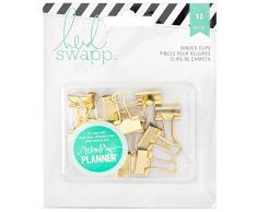 American Crafts Heidi Swapp mémoire Planning Classeur à Anneaux Clips 1, Acrylique, Multicolore