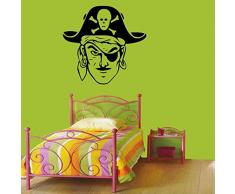 TATOUTEX 3613246168976 Sticker Mural, Jaune, L 54cm x H 50cm