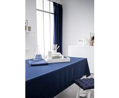 Today 257536 Nappe Coton Ciel dorage/Bleu Marine 140 x 240 cm