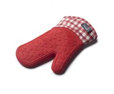 Zeal Manique Vichy en Silicone et Coton Ultra rÃ©sistante, Coton, Red, 29 x 19 x 2 cm