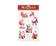 AUTOUR DE MINUIT 5STN279 Magnet NoÃ«l, Plastique, Multicolore, 0,1 x 20 x 28,5 cm