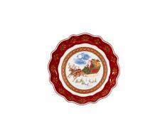 Villeroy & Boch Annual Christmas Edition Petit bol 2018, 16 cm, Porcelaine, Rouge