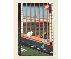 onthewall Hiroshige Japonais Poster Art Print Asakusa Champs de Riz