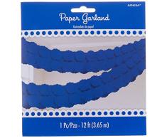 amscan Royale Bleue Papier de la Guirlande