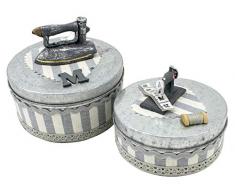 Parera Plancha BoÃ®te de rangement pour couture Gris Taille unique 2