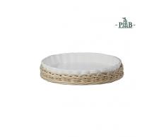 Porcelana Osier pour tartes, plat de cuisson 28 cm (#), Porcelaine multicolore, 0,1 x 0,1 x 0,1 cm