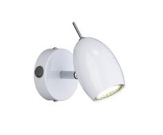 Wofi 4116.01.06.0000 Quincy Applique LED 1 x 1 W GU10 Blanc