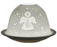 Himmlische DÃ¼fte Geschenkartikel GmbH RÃ¤der Parfums Cadeau Objet dl0104Â Ange Photophore, Porcelaine, Blanc, 12Â x 12Â x 8Â cm