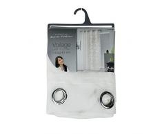 douceur dintérieur panneau a oeillets 140x240 cm voile sable curvy naturel