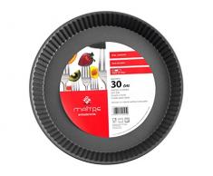 Home Maitre Moule à Tarte Anti-adhésif, 30 cm, Anthracite