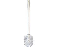 sanicomfort 1882961 Brosse WC avec tête Ronde, Plastique, Blanc