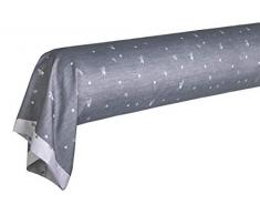 Blanc des Vosges Ouessant Taie de traversin, Coton, Metal, 90 x 190 cm