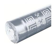 Nappe Attitude Rl Damasse L120 X 6m Argent, 120x6m