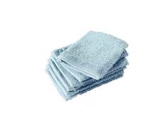 De Witte Lietaer Collection H Lot de 6 Gants de Toilette Coton Turquoise 15 x 21 cm