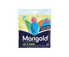 MARIGOLD Souci Let It Shine Chiffons en Microfibre Extra épais, Multicolore, Lot de 5 Paquets de 4 Chiffons
