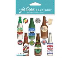 Jolees Boutique Dimensionnelle Stickers, Multicolore, 0.3Â x 10.16Â x 14.6Â cm, Multicolore, 14.68 x 10.16 x 0.4 cm