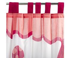 Thedecofactory Voilage Psyche (110x250cm) Rose - Enfant - Style : Enfant