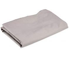 AmazonBasics Everyday Drap plane en coton 100%, 275 x 275 cm - Gris foncé