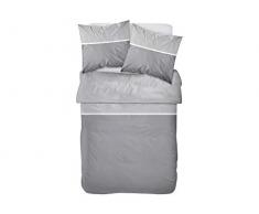 TODAY HC3 Stockholm Fjord Frozen/Crystal/Quartz Parure de Lit 2 Personnes/Housse de Couette et 2 Taies doreiller, Coton, Gris, 220x240 cm