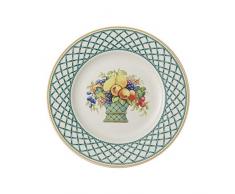 Villeroy & Boch Basket Garden Assiette plate, 27 cm, Porcelaine Premium, Blanc/Multicolore