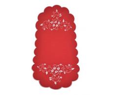Bellanda Chemin de Table, Polyester, Rot, 85 x 40 x 0,5 cm