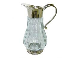 Better Best 1511353 & Carafe en Verre avec gallones avec poignée et Bec dargent