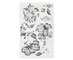 Vallila Bellagio Tapis de Salon Moderne en Viscose Floral Blanc 68 x 110 cm