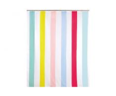 OPPORTUNITY 11VC11000000 Rideau de douche Rigatta polyester 180x 200 cm - blanc bleu rose rouge jaune