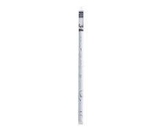 store dintérieur store tamisant metallique 90x180 cm polyester forelista blanc