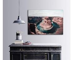 Bonamaison DÃ©coration Murale Impression sur Toile, Dimensions: 100 x 70 Cm - ConÃ§u et fabriquÃ© en Turquie