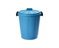 DEA Home ART442 Lady Bin 25 Poubelle PolypropylÃ¨ne Bleu 45,5 cm