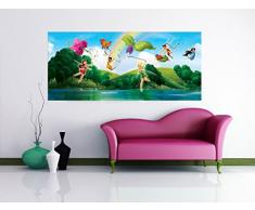 Disney Fairies La FÃ¨e Clochette Panorama Papier Peint dÃ¨coration pour la Chambre denfants 202x90cm