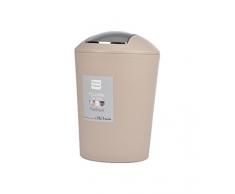 Douceur dIntÃ©rieur 6PSB050TA Flic Flac Poubelle Taupe 5,6 L