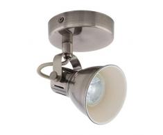EGLO 96552 Spot, Acier, 3.3 W, Nickel-Antik, Creme