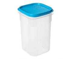 TATAY 1160400 Boîte de Conservation Carrée 1 L Plastique Bleu 10 x 10 x 16,5 cm