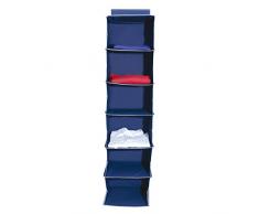 MSV 188 Penderie pour Pulls PVA Bleu/Gris 30 x 30 x 122 cm